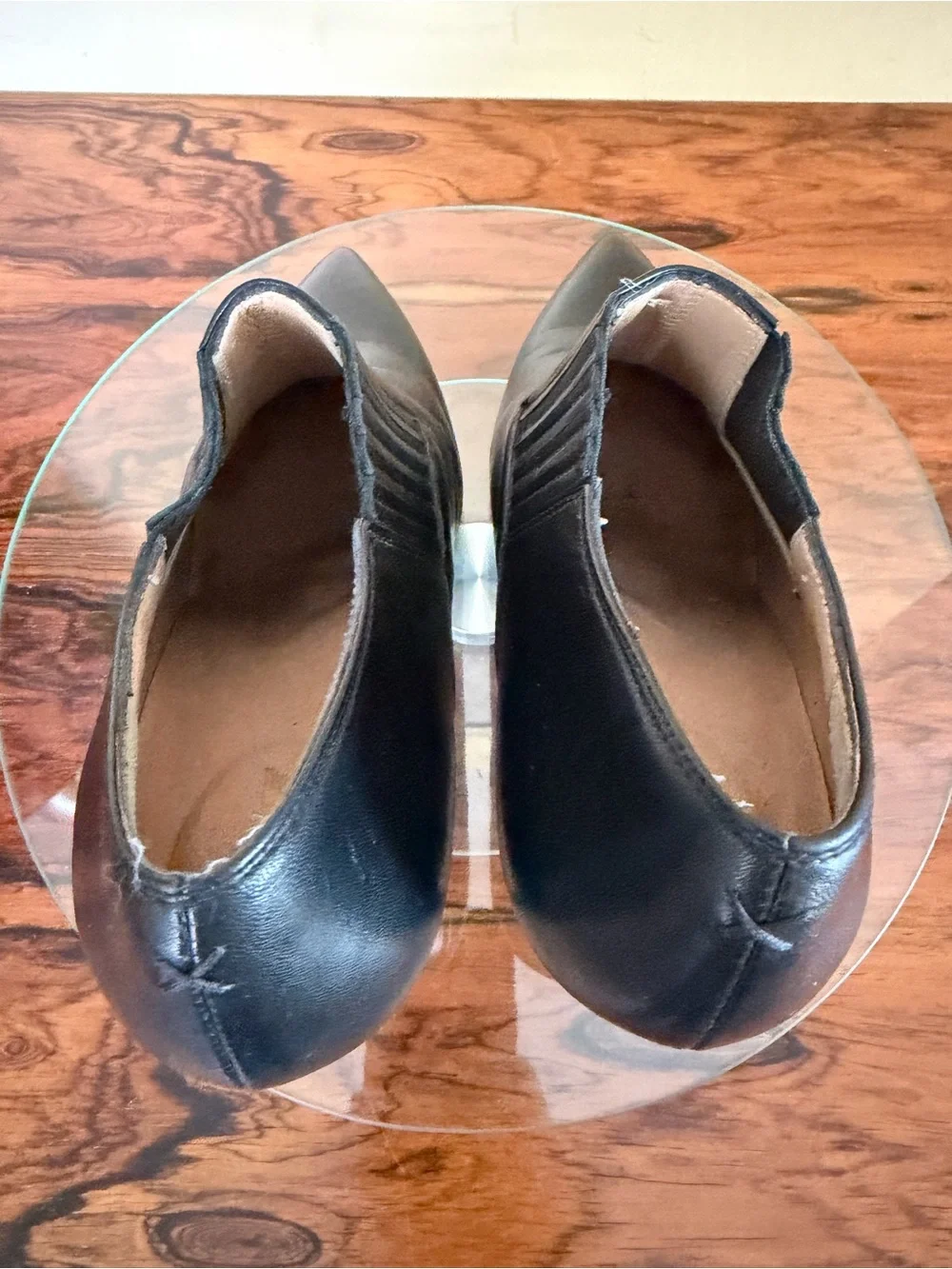 Inez booties Marisol 90 in Black Calf Leather size 7.5 W